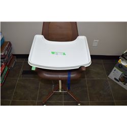 High Chair on Casters