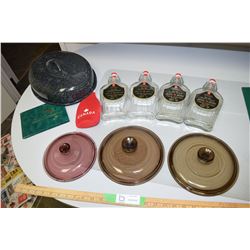 Lids and Syrup Bottles