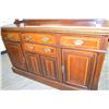 Image 3 : Sideboard 1800s Inlaid Wood (Large 3 Piece)