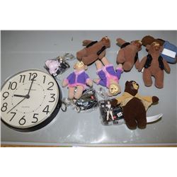 Disney Toys and Clock