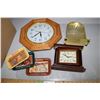 Image 1 : Oak Clock, Mantle Clock and etc.