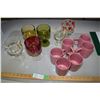 Image 1 : Goblets and 6 Pink Coffee Cups
