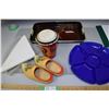 Image 1 : New Tray, Veggie Platters and Decorative Items