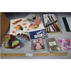 Knife Set and Placemats