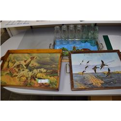 Trays and Coke Bottles