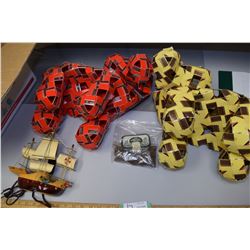 Cigarette Dogs and Antique Ship Light