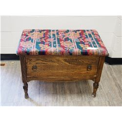 Bench with 1 Drawer 30 by 18 by 21.5"