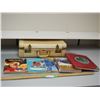 Image 1 : Vintage Suitcase with Vintage Sears Catalogues and Dragon Book