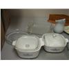 Image 2 : Corning Ware Casserole Dishes, Pyrex Glassware, Teapots and Misc
