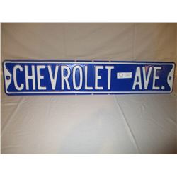Chevrolet-Ave Sign 6" By 30"