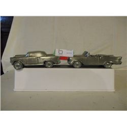 2 Chevrolet Car Pewter Banks