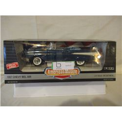 N.I.B Chevrolet 1/18 Scale Convertible Bel Air Car