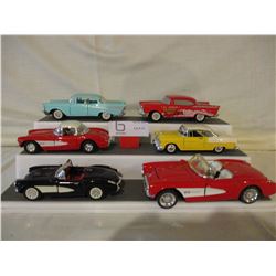 6 Chevrolet and Camaro 1950s Cars