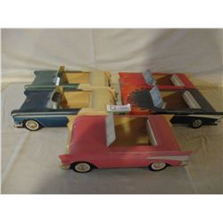 6 Chevrolet 1950s Paper Car Models