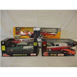 4 N.I.B Chevrolet 1950s Car Models 1/24 Scale