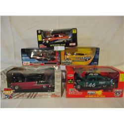 5 N.I.B Chevrolet 1950s Car Models 1/24 Scale