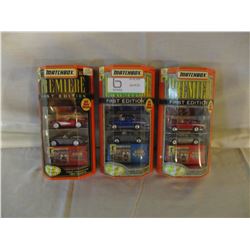 3 Chevrolet Match Box 1950s Premium ED. Sets