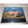 Image 1 : 2 Chevrolet 1955 Car Pictures Framed