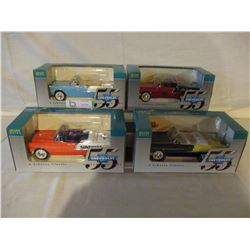 4 N.I.B Chevrolet 1955 Liberty Classic Car Banks