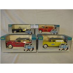 4 N.I.B Chevrolet 1955 Liberty Classic Car Banks