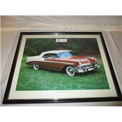 2 Chevrolet 1956-57 Bel Air Pictures Frame 17" by 12"