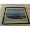 Image 2 : 2 Chevrolet 1956-57 Bel Air Pictures Frame 17" by 12"