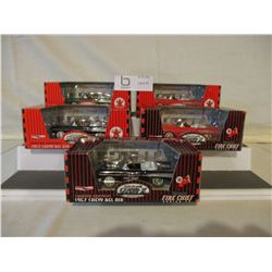 5 N.I.B Texaco Chevrolet 1957 Gear Box Coll. Series Cars