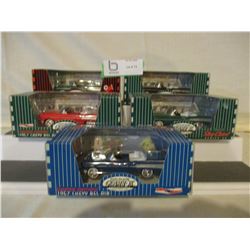 6 N.I.B Texaco Chevrolet 1957 Gear Box Coll. Series Cars