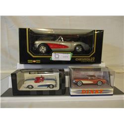 5 Chevrolet Assorted Corvette Car Models
