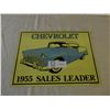Image 1 : 2 Chevrolet Car Tin Bel Air Signs 12" by 14"