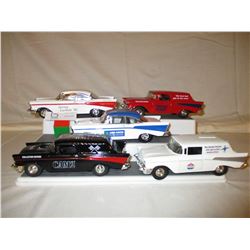 5 Chevrolet 1957 Car Banks and Models