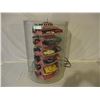 Table Top Electric Display Case w/Lock & Key 16.5 x 15 x 26.5" w/ 50 Small Chevrolet Cars and Trucks