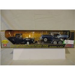 N.I.B Chevrolet 1950s Car, Truck and Trailer 1/24 Scale