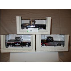 3 N.I.B Chevrolet 1957 Truck Models