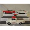 3 Chevrolet 1950s Coca-Cola Cars and Truck Models