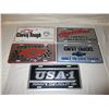 5 Chevrolet Truck Collector License Plates