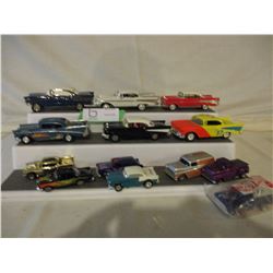 13 Chevrolet Assorted Miniature 1950s Car Models and Hot Wheels