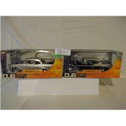 2 N.I.B Chevrolet 1956 Bel Air Custom Hot Rods