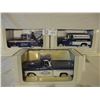 3 N.I.B Chevrolet 1957 GMC Parts Wagon and Tow Truck Models