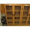 Floor Display Case with Hinged Glass Doors 12" by 29" by 48" T