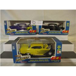 6 N.I.P Chevrolet 1950s Miniature Car Models