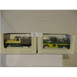 2 N.I.B Chevrolet 1957 John Deere Truck Models