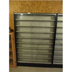 Floor Display Showcase with Sliding Glass Doors 8" by 48" by 70" T