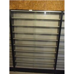 Floor Display Showcase with Sliding Glass Doors 8" by 48" by 70" T