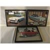 Image 1 : 3 Chevrolet Framed Pictures 12" by 10"