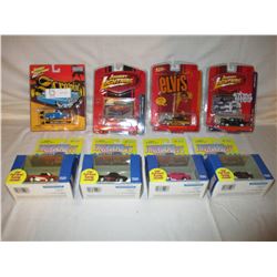 8 N.I.P Chevrolet Miniature Johnny Lightning Cars