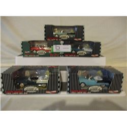 5 N.I.B Chevrolet Gear Box Coll. Series Cars