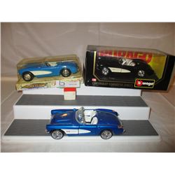 3 Chevrolet 1957 Corvette Models