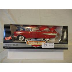 N.I.B Chevrolet 1957 Bel Air Convertible 1/18 Scale
