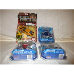 4 N.I.P Transformer Bumble Robot and Other Car Robots